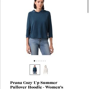 Prana ⭐️cozy up summer pullover hoodie